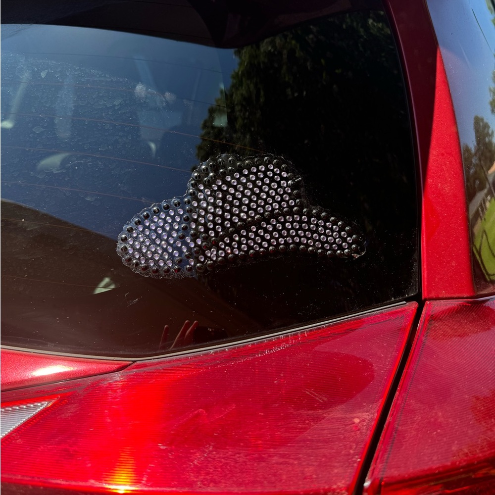 Rhinestone Cowgirl hat Car Decal permanent Decal Weather Proof 4x7” - Picture 2 of 2